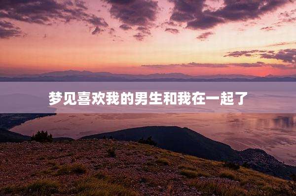 梦见喜欢我的男生和我在一起了