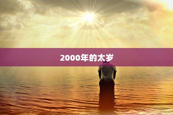 2000年的太岁