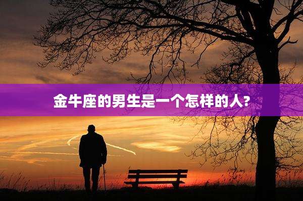 金牛座的男生是一个怎样的人?