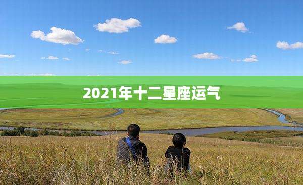 2021年十二星座运气