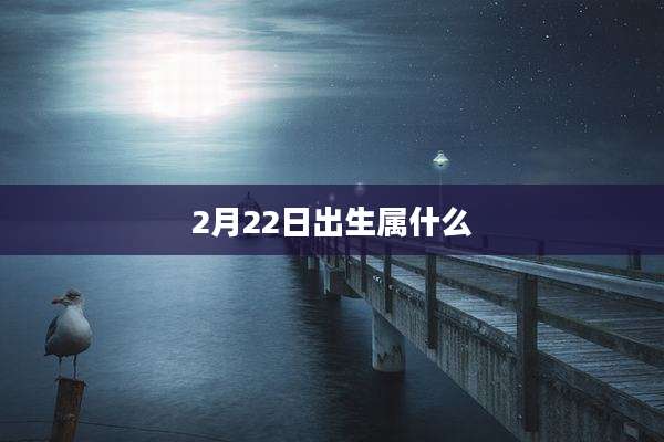 2月22日出生属什么
