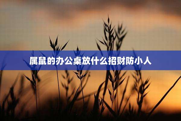 属鼠的办公桌放什么招财防小人