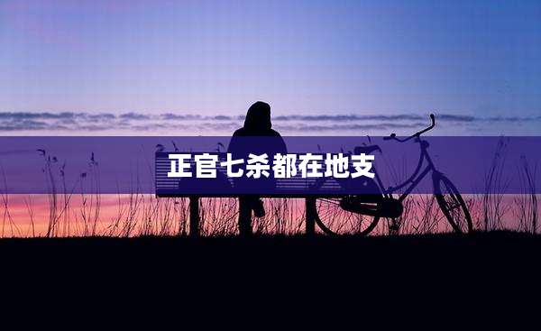 正官七杀都在地支