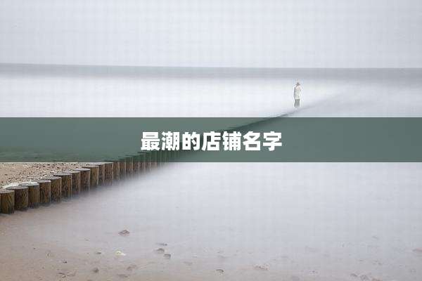 最潮的店铺名字