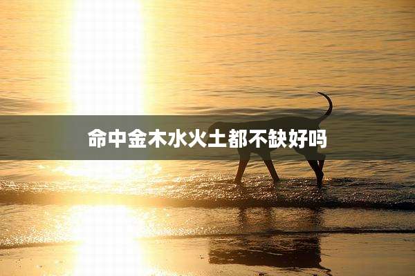 命中金木水火土都不缺好吗