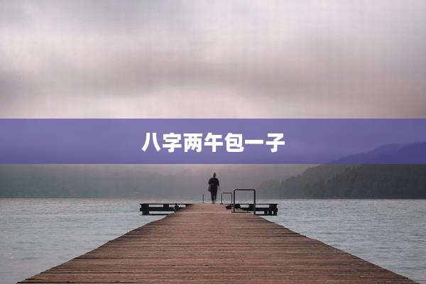八字两午包一子