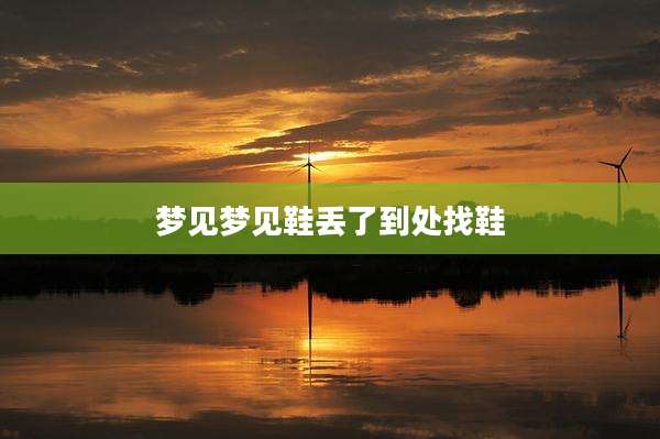 梦见梦见鞋丢了到处找鞋
