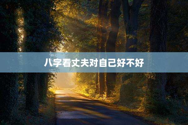 八字看丈夫对自己好不好