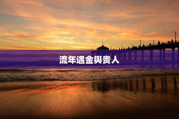 流年遇金舆贵人