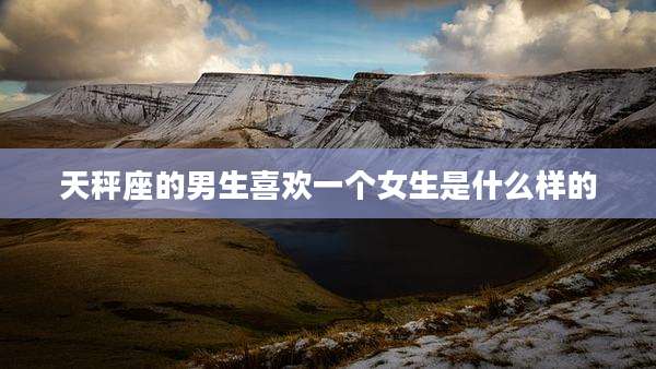 天秤座的男生喜欢一个女生是什么样的