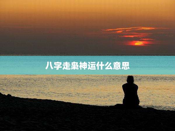 八字走枭神运什么意思