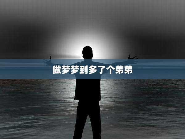 做梦梦到多了个弟弟