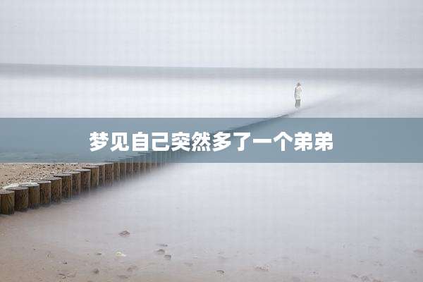 梦见自己突然多了一个弟弟