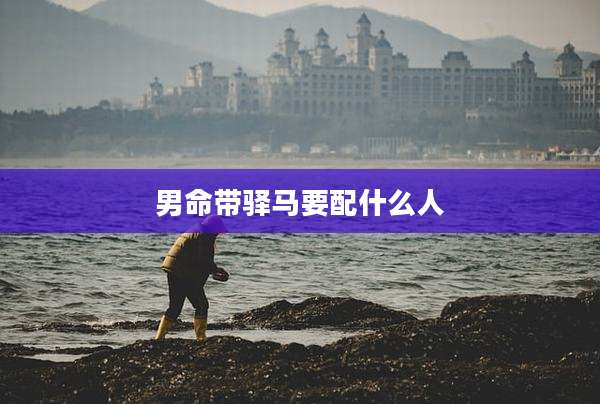 男命带驿马要配什么人
