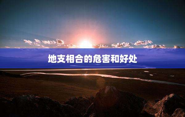 地支相合的危害和好处