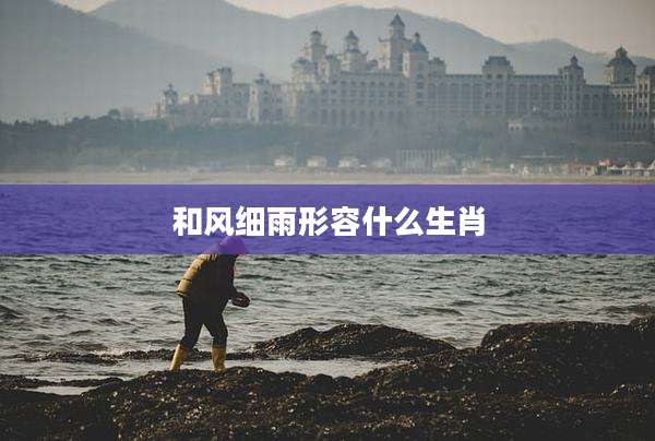和风细雨形容什么生肖