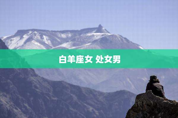 白羊座女 处女男