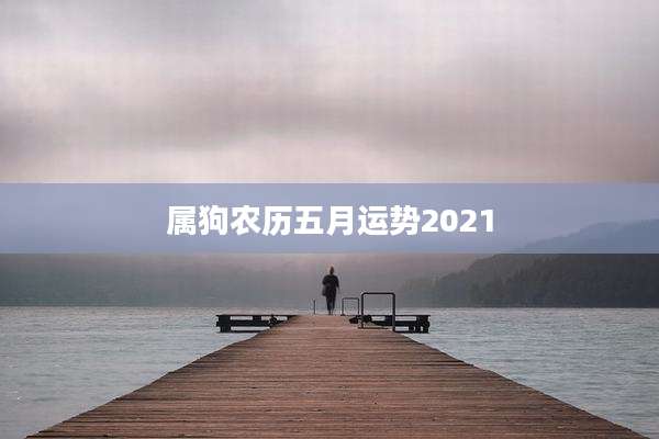 属狗农历五月运势2021