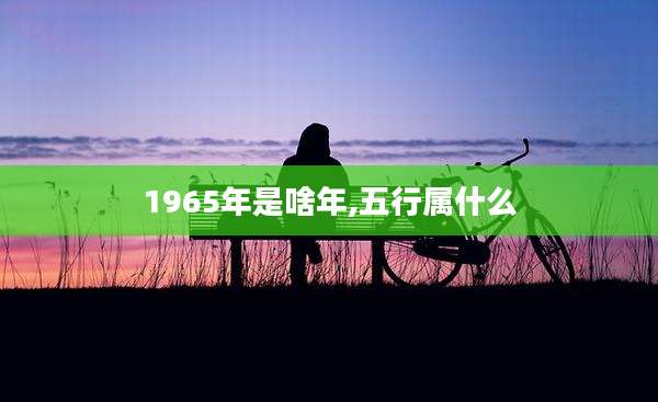 1965年是啥年,五行属什么