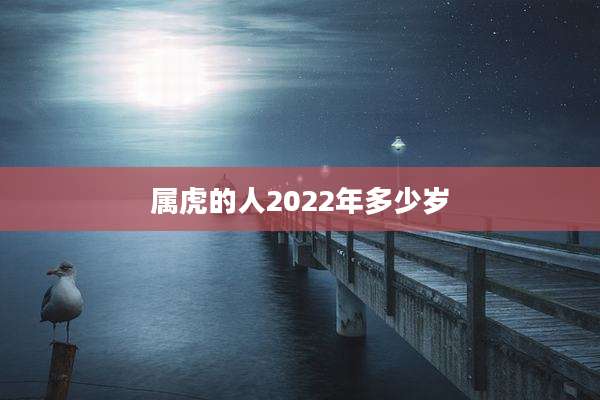 属虎的人2022年多少岁