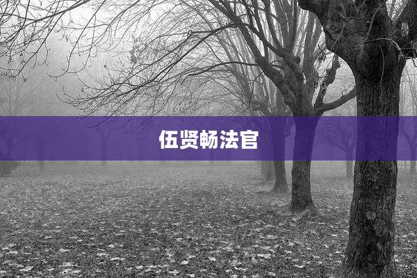 伍贤畅法官