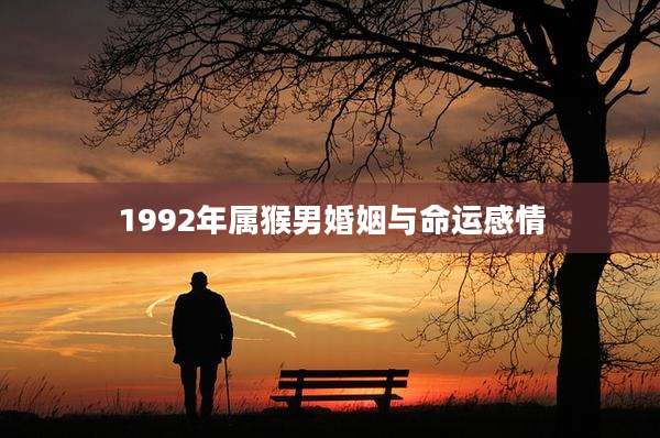1992年属猴男婚姻与命运感情