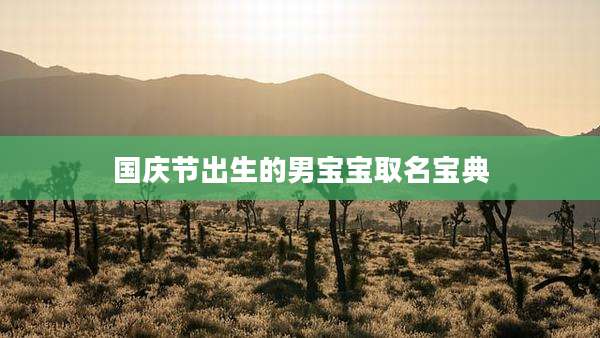 国庆节出生的男宝宝取名宝典