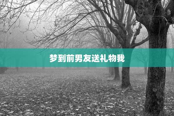 梦到前男友送礼物我