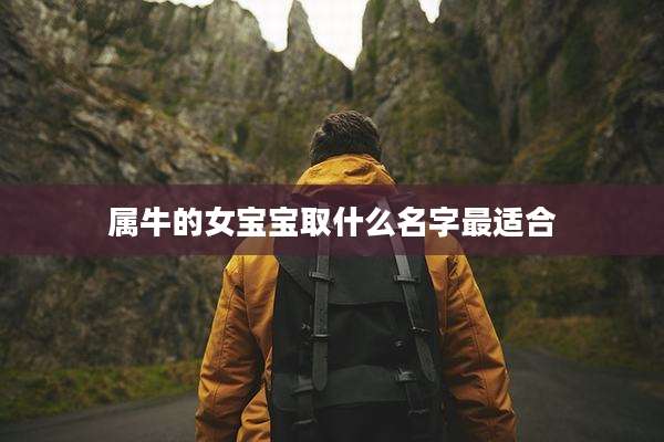 属牛的女宝宝取什么名字最适合