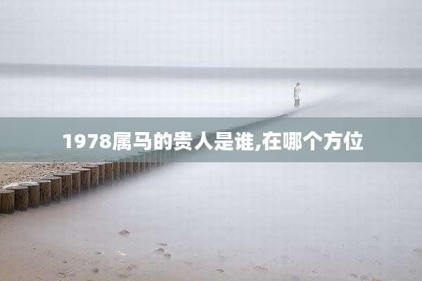 1978属马的贵人是谁,在哪个方位