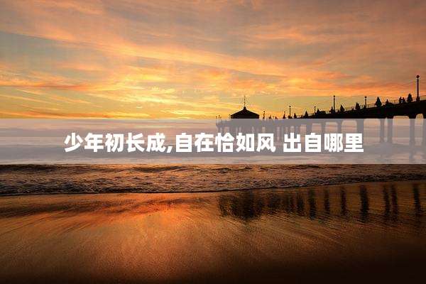 少年初长成,自在恰如风 出自哪里