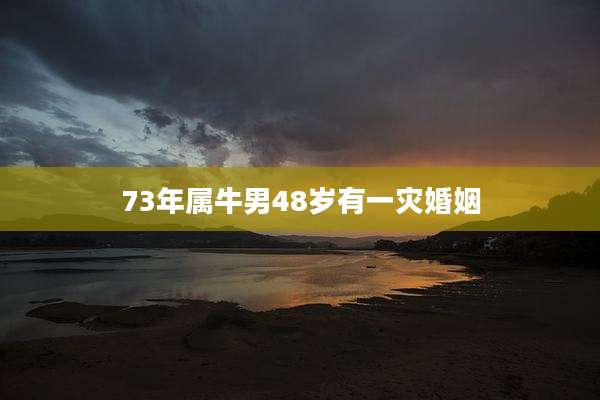 73年属牛男48岁有一灾婚姻