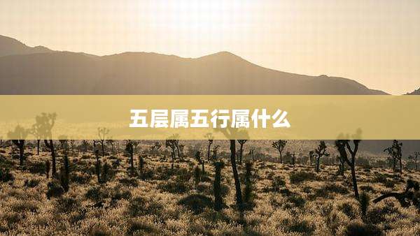 五层属五行属什么