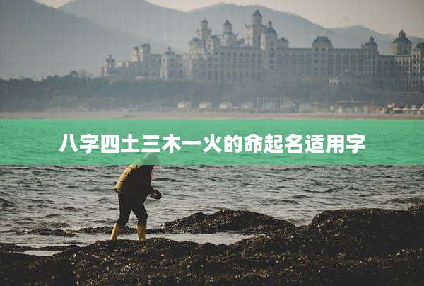 八字四土三木一火的命起名适用字