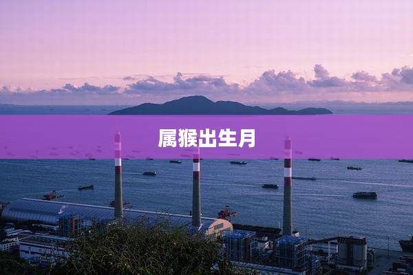 属猴出生月
