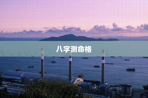 八字测命格