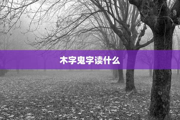 木字鬼字读什么
