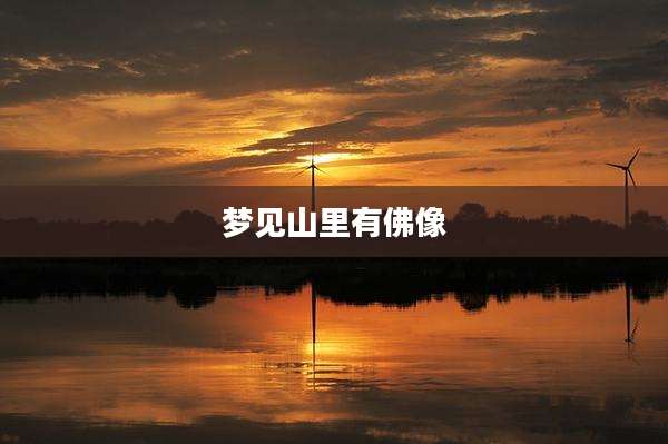 梦见山里有佛像