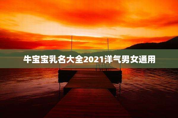 牛宝宝乳名大全2021洋气男女通用