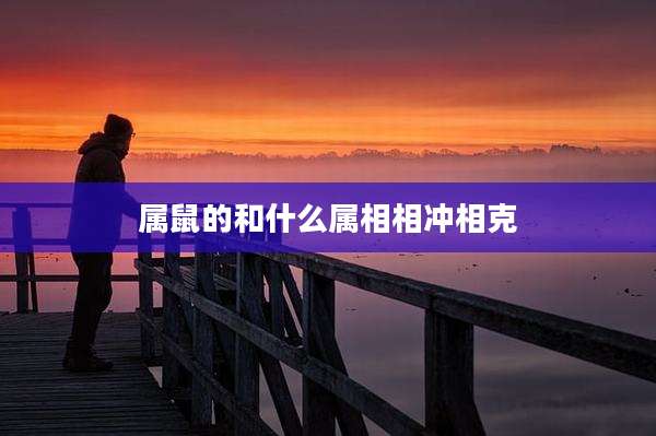 属鼠的和什么属相相冲相克