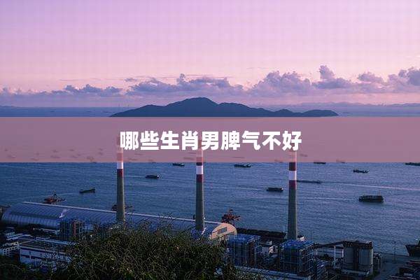 哪些生肖男脾气不好