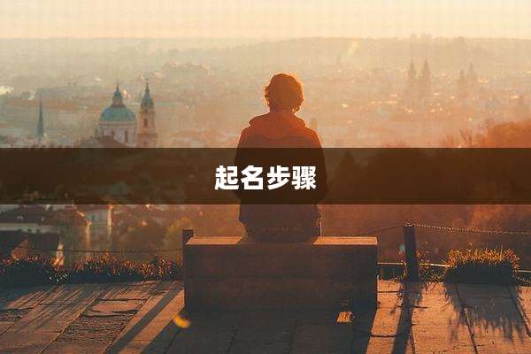 起名步骤