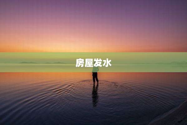 房屋发水