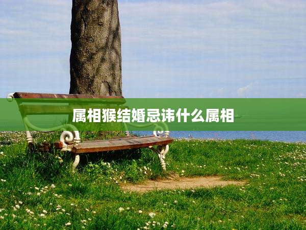 属相猴结婚忌讳什么属相