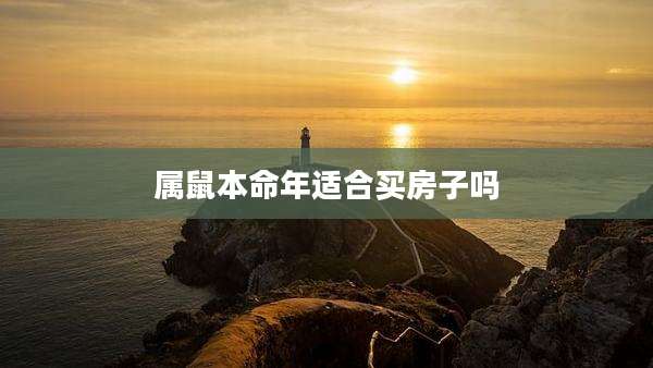 属鼠本命年适合买房子吗