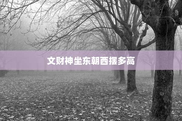 文财神坐东朝西摆多高