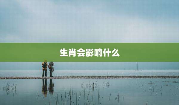 生肖会影响什么