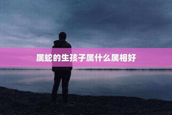 属蛇的生孩子属什么属相好