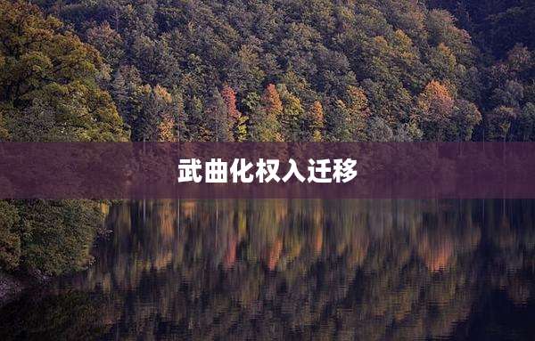 武曲化权入迁移
