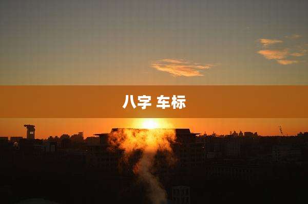八字 车标